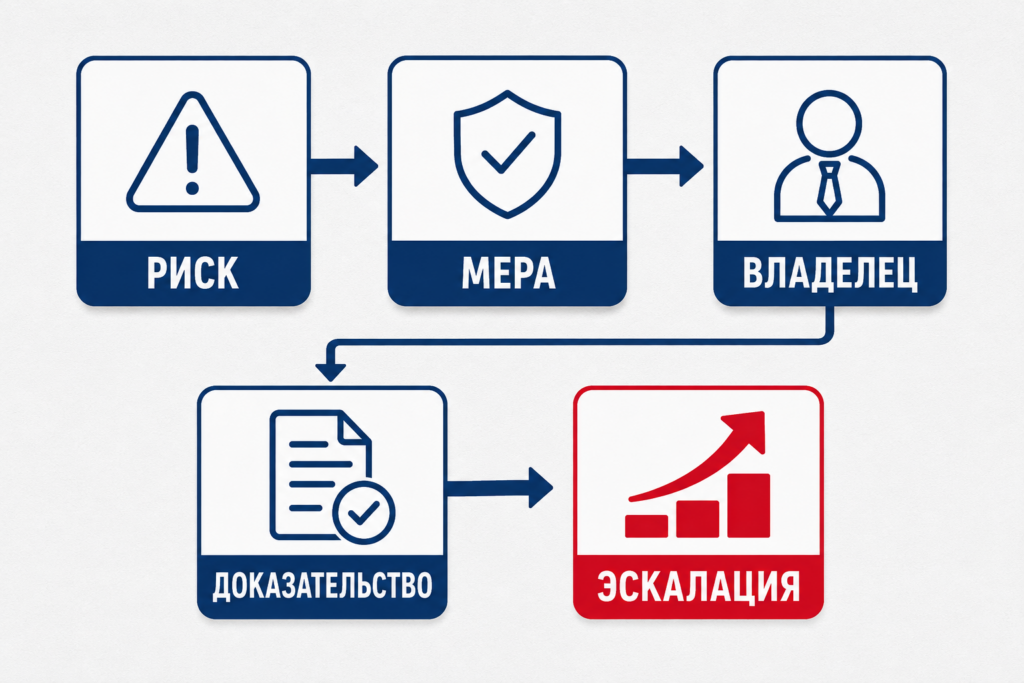 Цикл выявления и снижения рисков внешнеторговой сделки